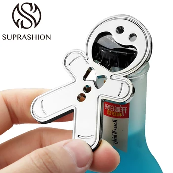 Cartoon Cute Doll Bottle Opener Refrigerator Sticker Simulation Astronaut Magnetic Metal Bottle Opener