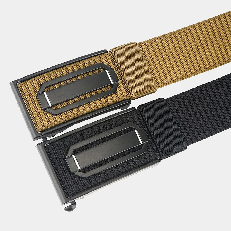 High Quality Men's Ratchet Belt Nylon Tactical Adjustable Training Hiking Rigger Extra Thick Webbing Belt