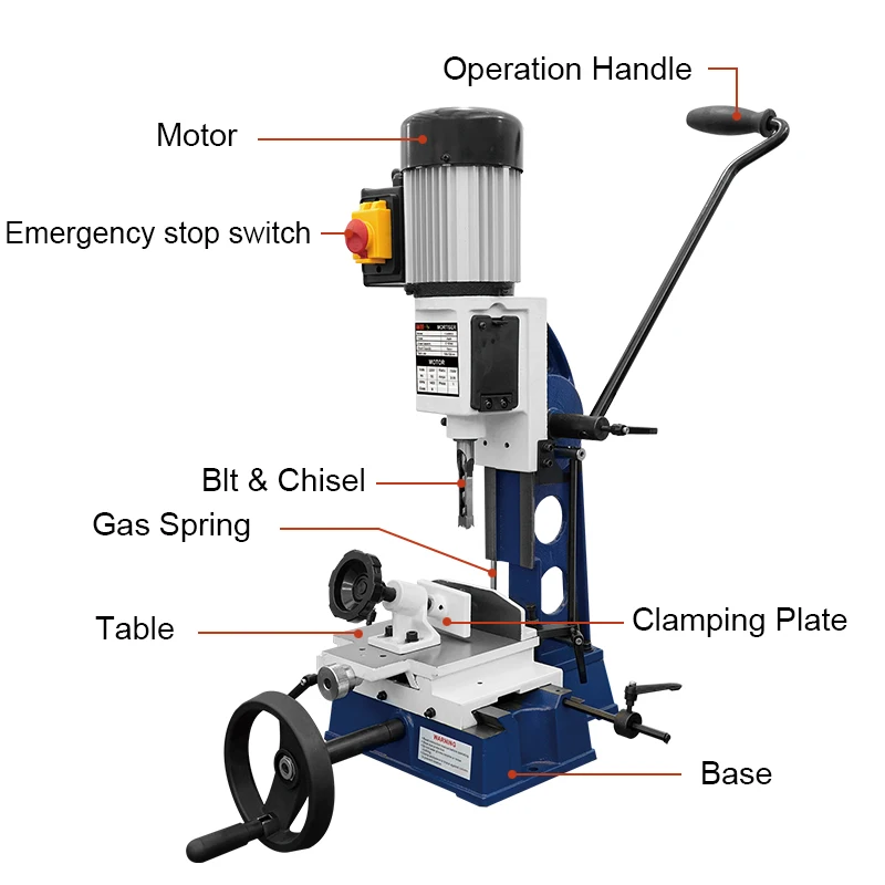 Mortiser Machine Bench Wood Chisel Wood Working Motising Machine for Home DIY Use  Mortiser Woodworking Machine for Sale
