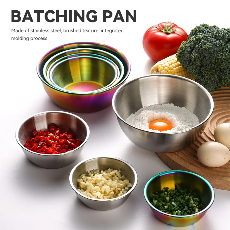 Stainless Steel Electroplated Dipping Bowl Mixing Bowl Sauce Dish Condiment Bowl Golden Snack Dipping Dish Sushi Sauce Bowl