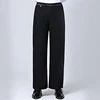 Black Mens Latin Ballroom Dance Pants