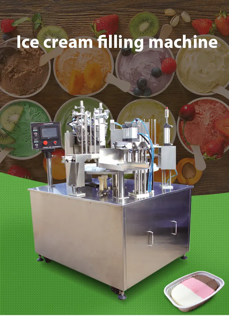 Ice Cream Cup Filling And Sealer Machines Buy Ice Cream Filling