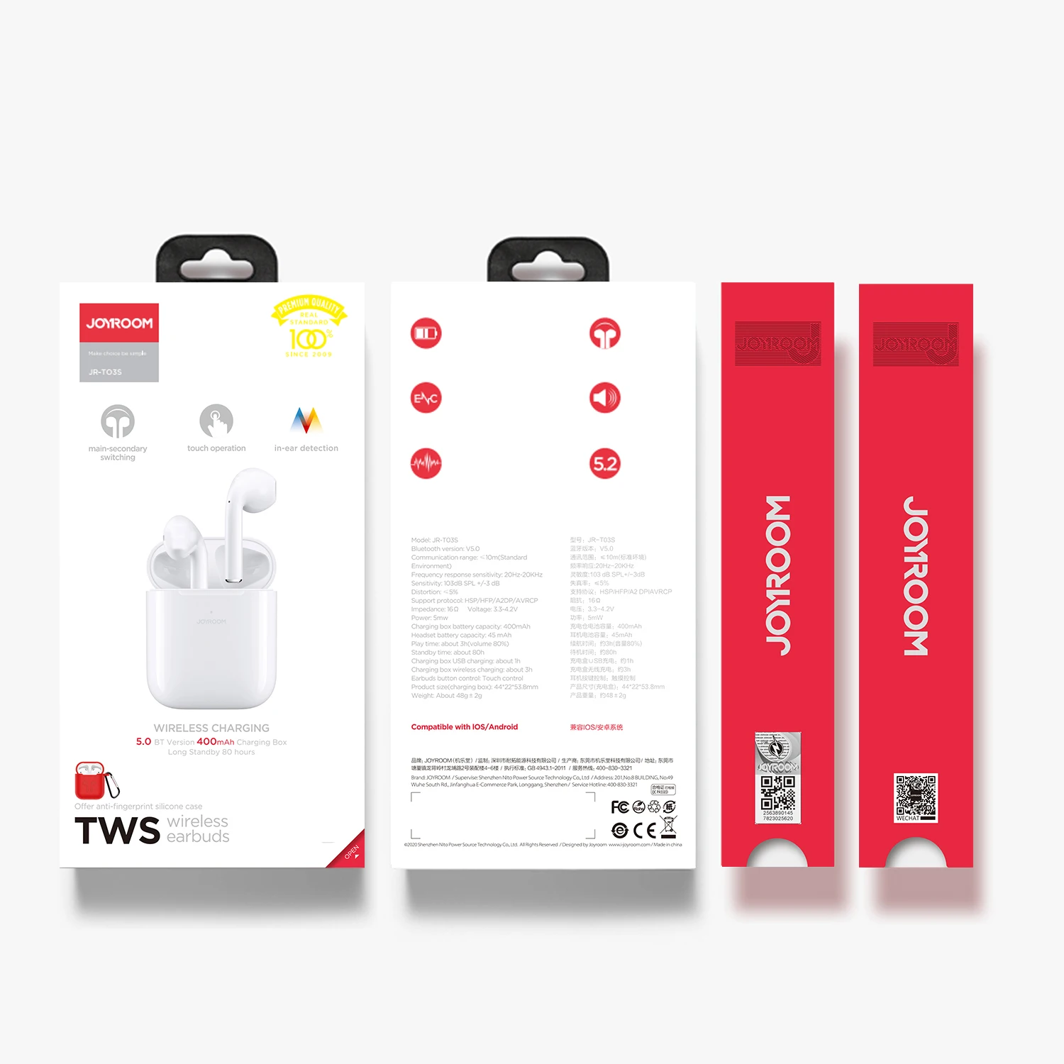 Headset Tws Earphone Nirkabel Earphone 