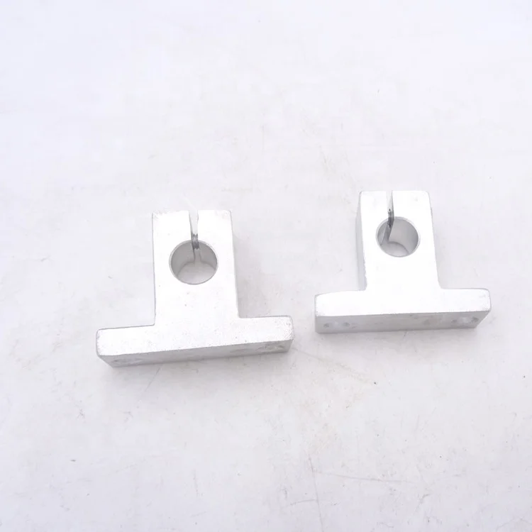 2 Supporti Lineari SHF8 Per Asta 8mm - In Lega Alluminio, Per CNC E Guide Lineari