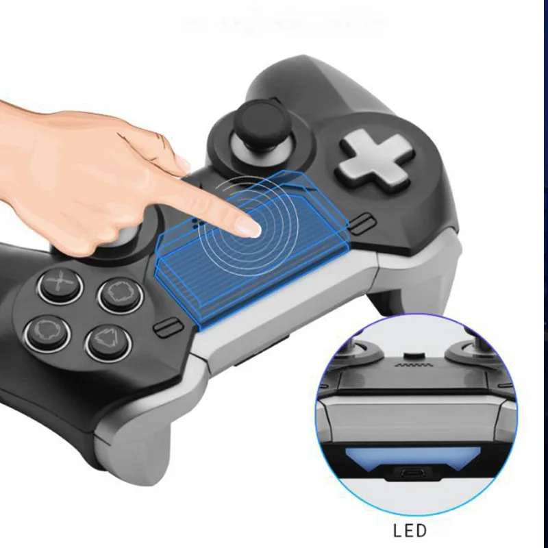 PS4 互換バックボタン付き ワイヤレスコントローラー HS-PS4125
