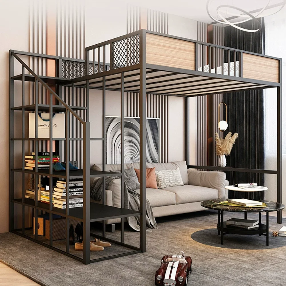 Modern Single Custom Queen King Dorm Adults Student Metal Bed Frame ...