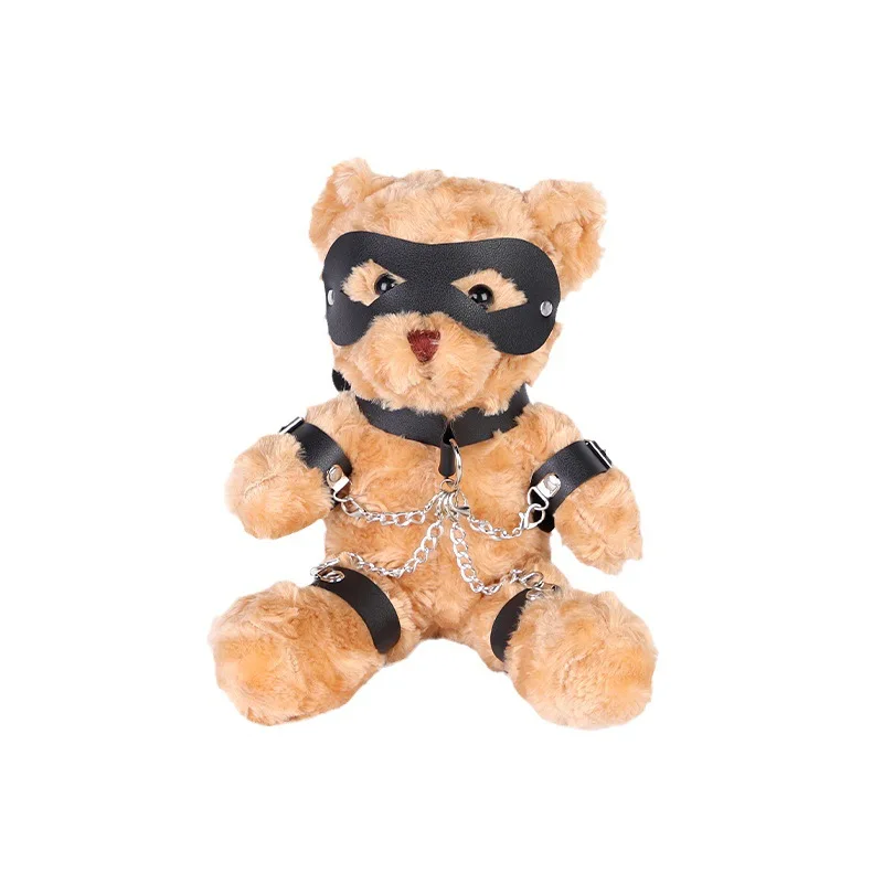 SM Sex Toys Bundle-Sexy Bear Ornaments & Bdsm Plush Doll with Bondage  Features by Clouds and Rainy Nights