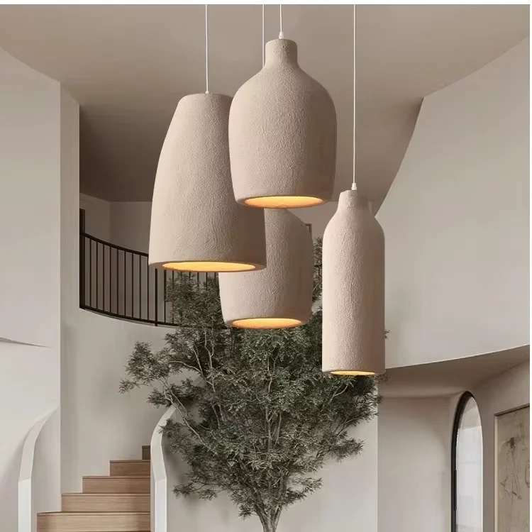 لامپ جانبی اصلی با سبک مینیمالیست مدرن وابی-سا بی، لامپ میلهای، لامپ جزیرهای برای رستوران، اقامتگاه خانگی و اتاق خواب