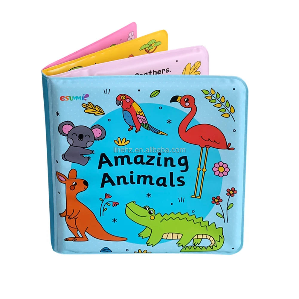 New Design Floating Baby Bath Book Set With Finger Puppets Amazing