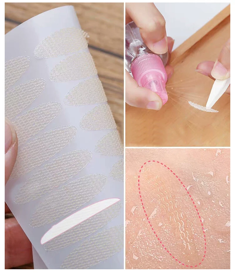 OEM Eye Beauty Tools Daily Use High Quality Transparent Pink Self-Adhesive Long Lasting Lift Eyes Beauty Double Eyelid Patch