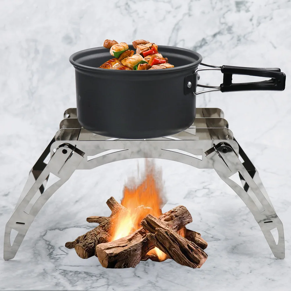 high quality custom stainless steel camping barbecue wood pellet