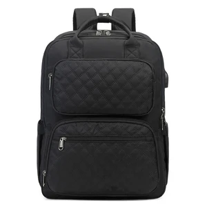 New Arrival Business Travel Laptop Backpack USB Waterproof Anti-Theft Zippered Closure Men Women College