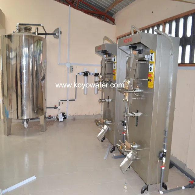 
 Машины для производства воды KOYO в Гане/Саше, линия по производству минеральной воды  