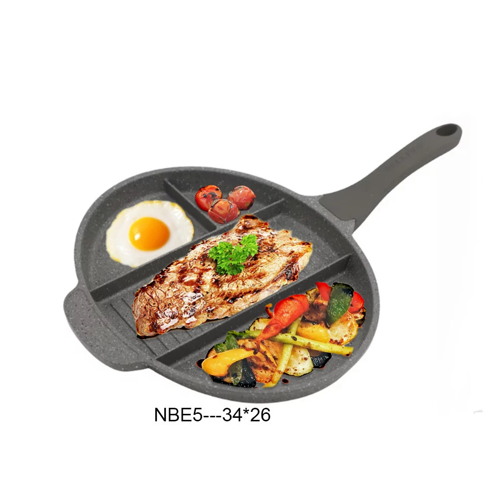 5-Section Nonstick Divider Frying Pan »