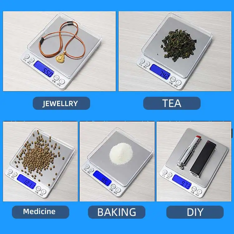1kg/0.1g Gold Diamond Weighing, Coffee Powder Balance, Multi-unit Conversion Scale, Essential Household Weighing Jewelry Scale