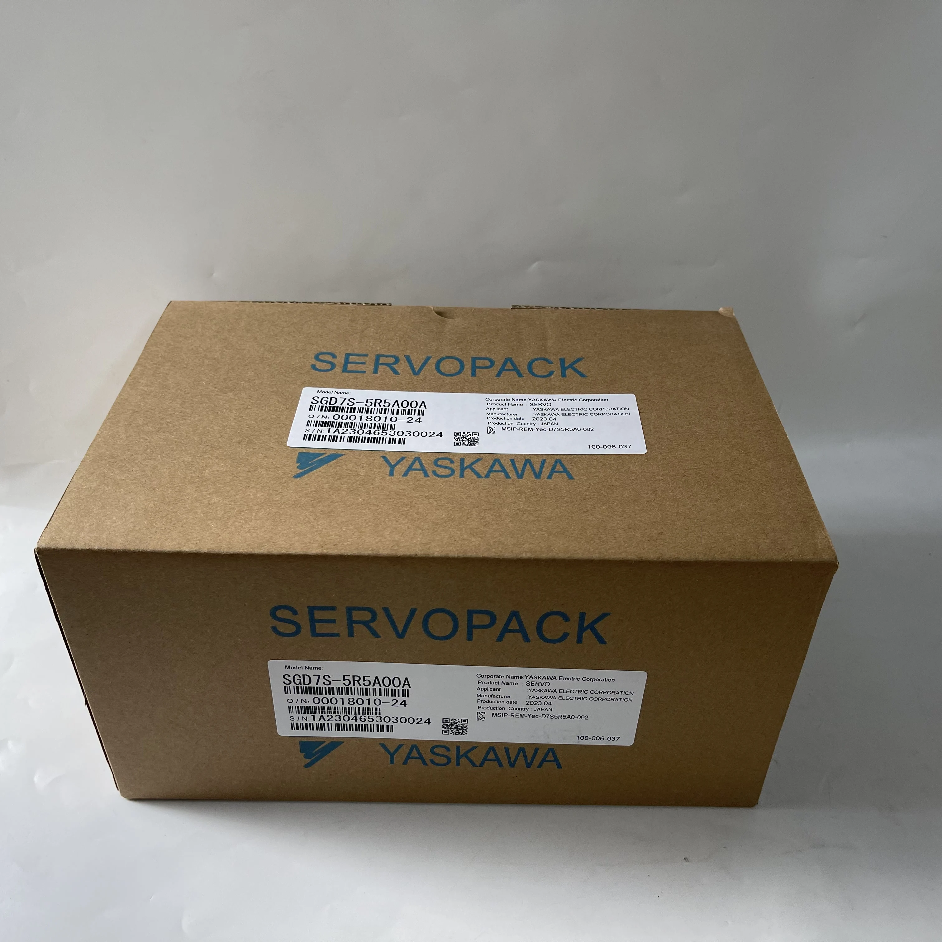 Yaskawa Servopack Servo Drive SGD7S-5R5A00A Yaskawa Servopack Servo Drive SGD7S-5R5A00A