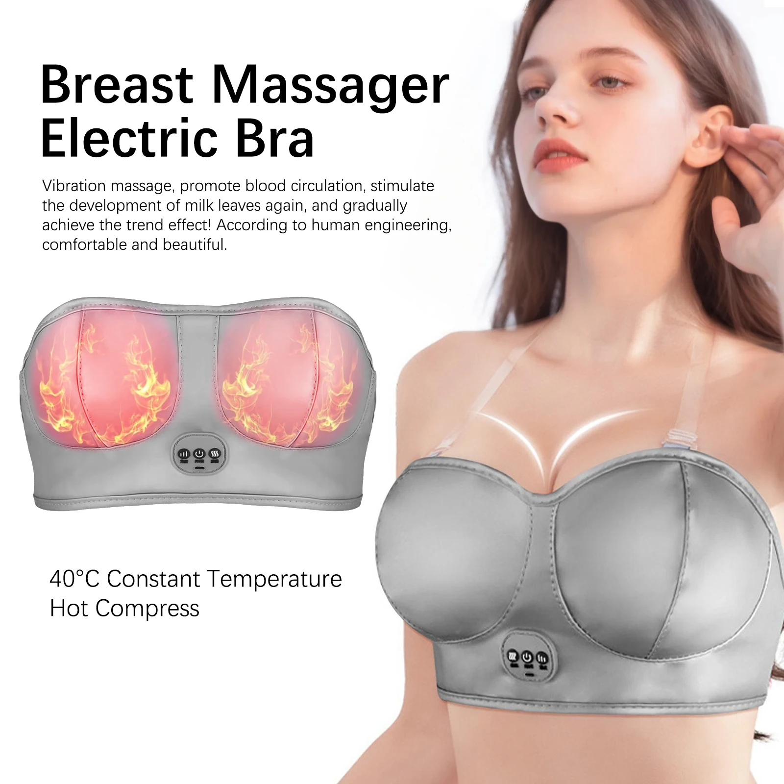 vibration breast massager Amazon.com: Lactation Massager for Breast Fever, 3 Cooling + 5 Vibration  Modes, BPA-Free Cold Compress Breast Massager for Nursing, Pumping, 2-in-1  Hands-Free Massager for Clogged Milk Ducts, Improve Milk Flow : Baby main image 0