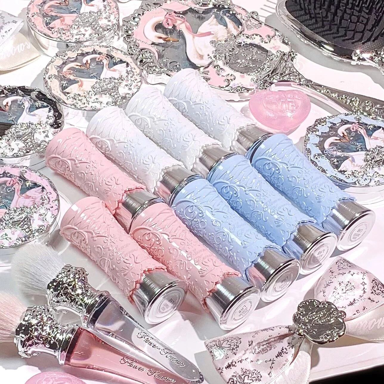 S コスメ×8 SWAROVSKI STRASS®Crystal/Colored Baguette (Blemished