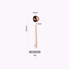 Cuillère à mesurer 5ML en or rose (SS304)