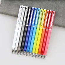 Promotional Gift Custom Logo Metal Colorful Stylus Pen Ballpoint Soft Touch Metal Pen With CustomLogo