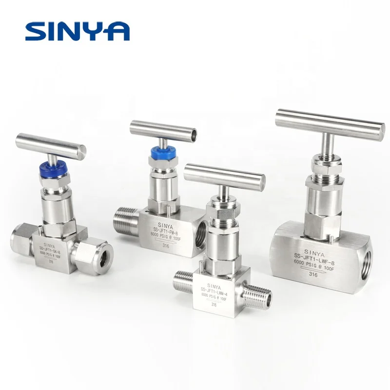 Sinya Straight Connection Male Needle Valve Straight Through Male Needle Valve Male Straight Needle Valves