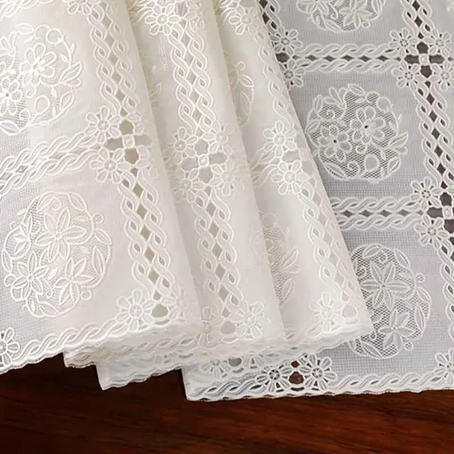 Solid Color Lace Tablecloth PVC Material Disposable Disposable Table Runner Cloth Wedding Party Banquet Home Square Roll Branded