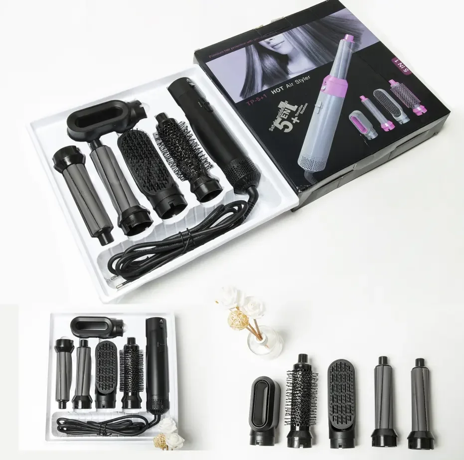 5 In 1 Styler Hair Dryer One Step Hair Dryer Professional Hair ...