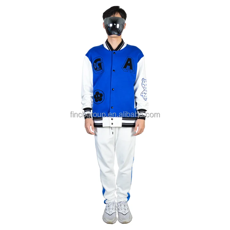 Finch Garment New Plus Size Men's Jackets Tracksuit Set Embroidery