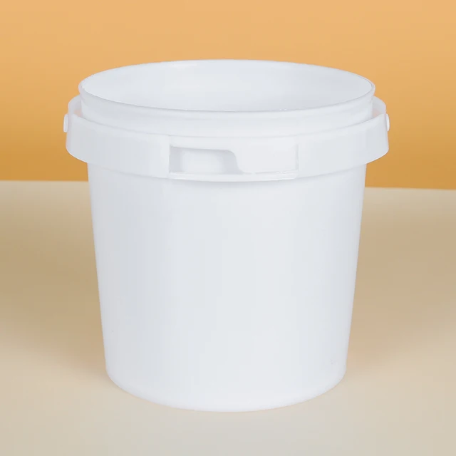 High Grade HDPE Food Grade Custom White Plastic Bucket 0.5ml Plastic Bottle for Protein Powder/ Vitamin / Pharmaceutical Product
