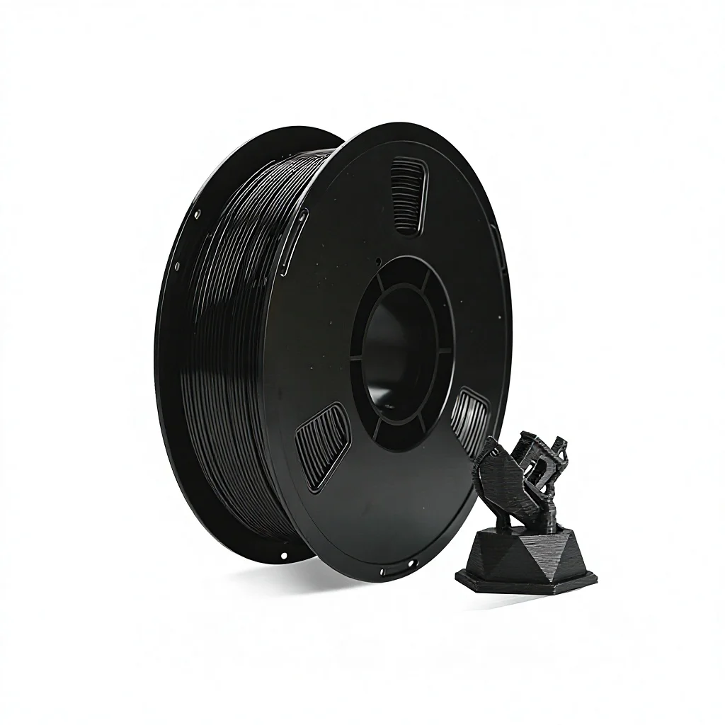 뉴마스3DP 고품질 내후성 검정색 ASA 3D 프린터 필라멘트 1.75mm, 1kg, 230–250°C, FDM 방식 실외 기능 부품 제작용