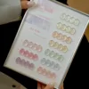 Lot de colle velours neige "Première Amour" - 10 couleurs