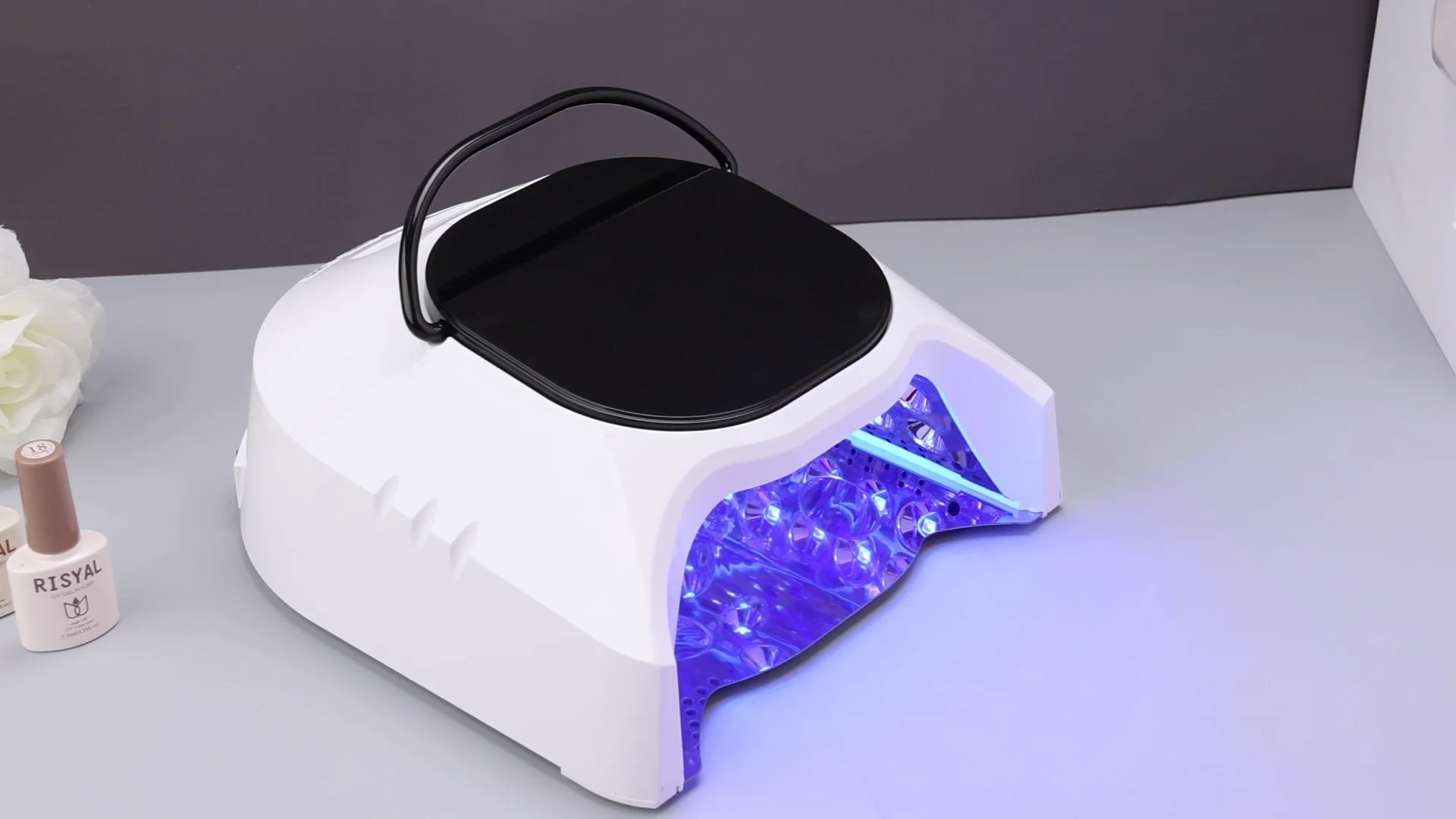 New Products In 2023 Cordless Dual Light Gel Lacquer Dryer Uv Light For Nails 86w Rechargeable