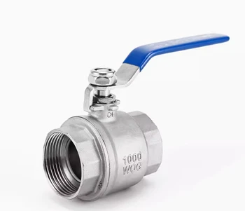 Wholesale Custom 304L 1/8" 1/4" 1/2" 1" 2' 3" 4" Stainless Steel 2 piece Manuel Ball Valve