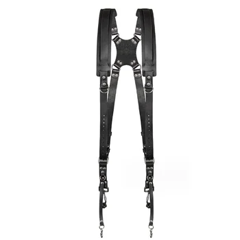 High quality Leather Camera Strap Genuine Leather Backpack Slr Camera Shoulder Strap detail image