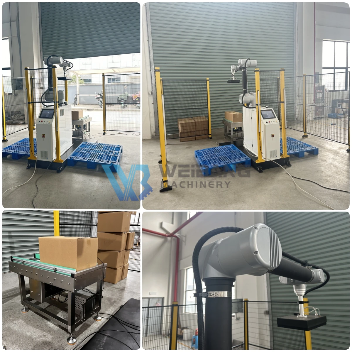 Hot Sale Intelligent Robot Automatic Cardboard Boxes Cartons Palletizing Robot Stacking Robot