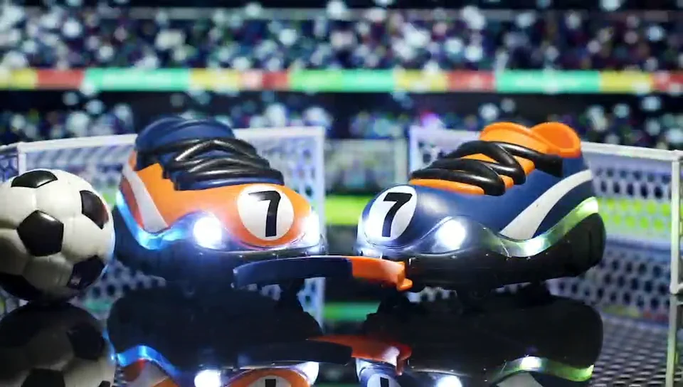 Kunyang Toys Lighting Mini Racing Car Football Shoes Soccer New Rc Toys