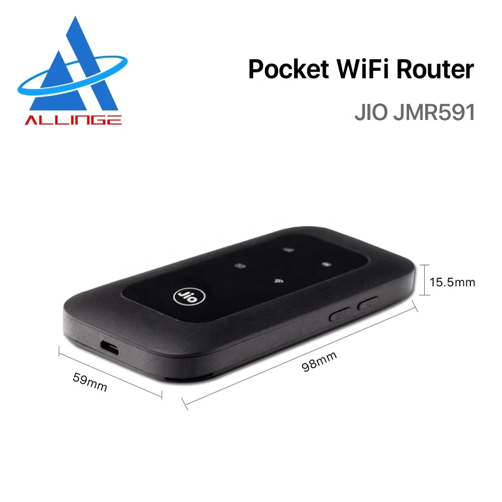 Wholesale Мобильный Wi-Fi роутер ALLINGE XYY180 JIO JMR591 4G Wifi Hotspot  150 Мбит/с 4G с Sim-картой From m.alibaba.com