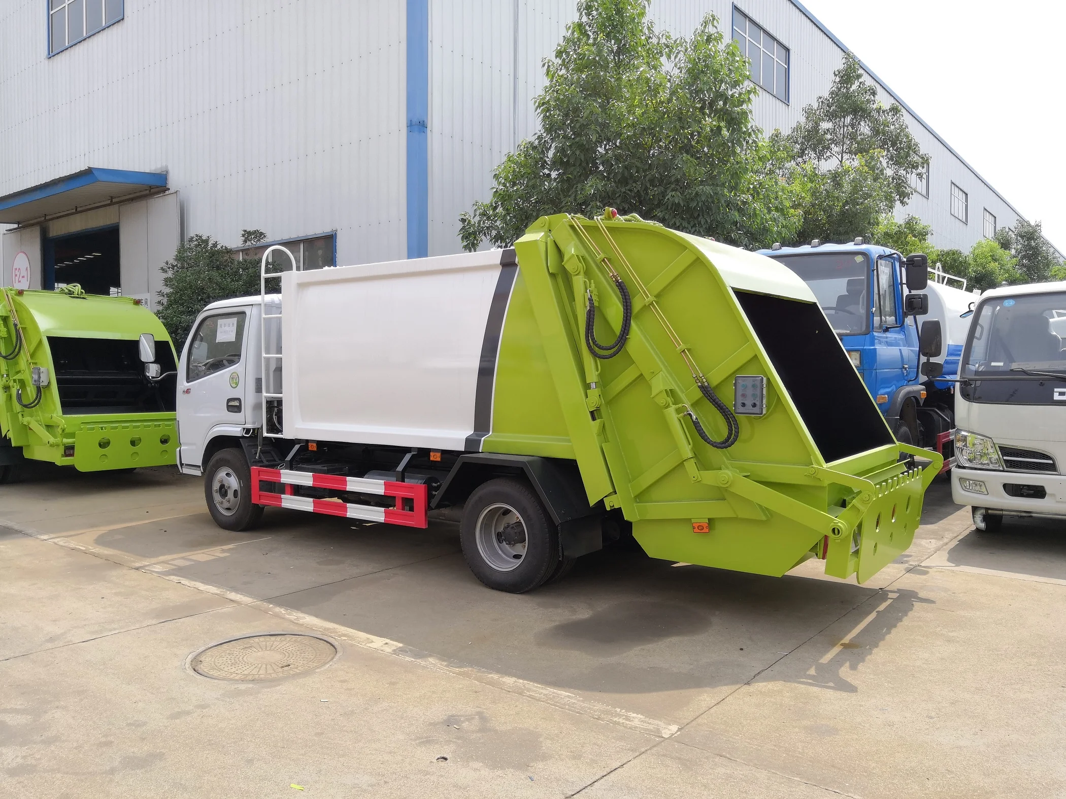 Jac 6ton 8m3 8cbm Garbage Compactor Truck Refuse Collection Compressed