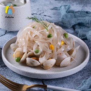 Zero Fat Halal Kosher Certified Dried Instant Konjac Shirataki Noodles in Fettuccine-Form Box/Bulk Packaging Options