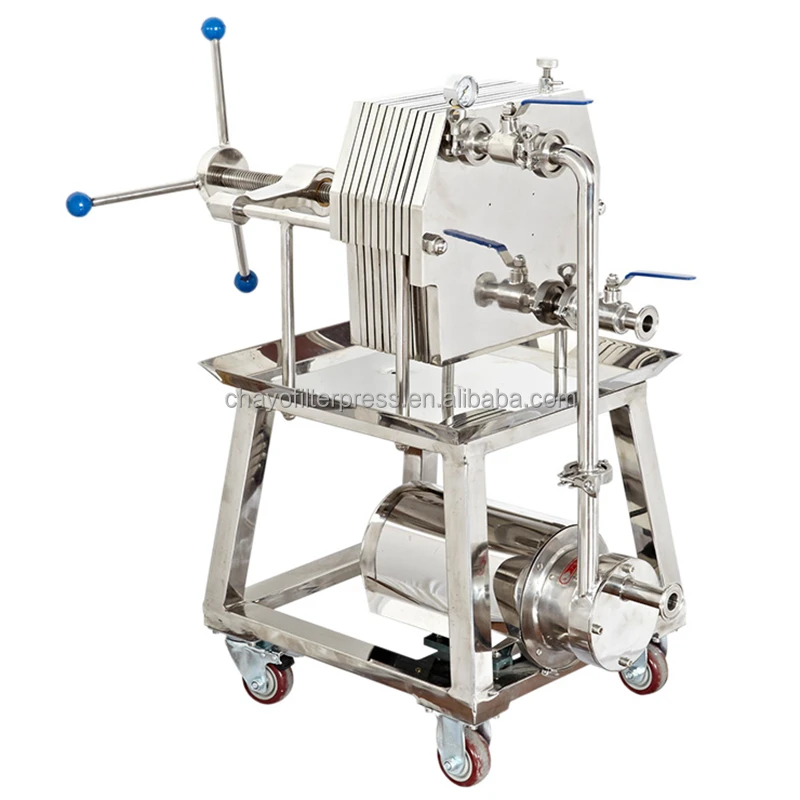 Multi Layer Filter Press Machine with Stainless Steel for Syrup Filter