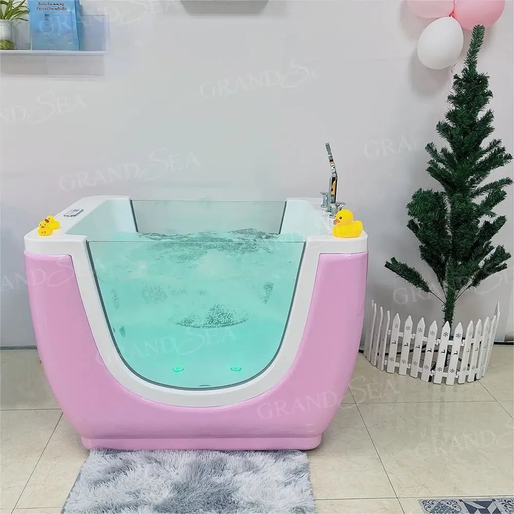 Factory Customized High Quality Children's Spa Massage Swimming Bathtub Ozone Bubble Baby Bath Tub Jet Spa Bathtub