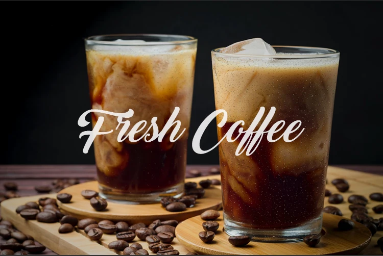 Iced Freshly Ground Coffee Vending Machine With Big Touch Screen Jk85