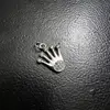 Steel-colored single pendant