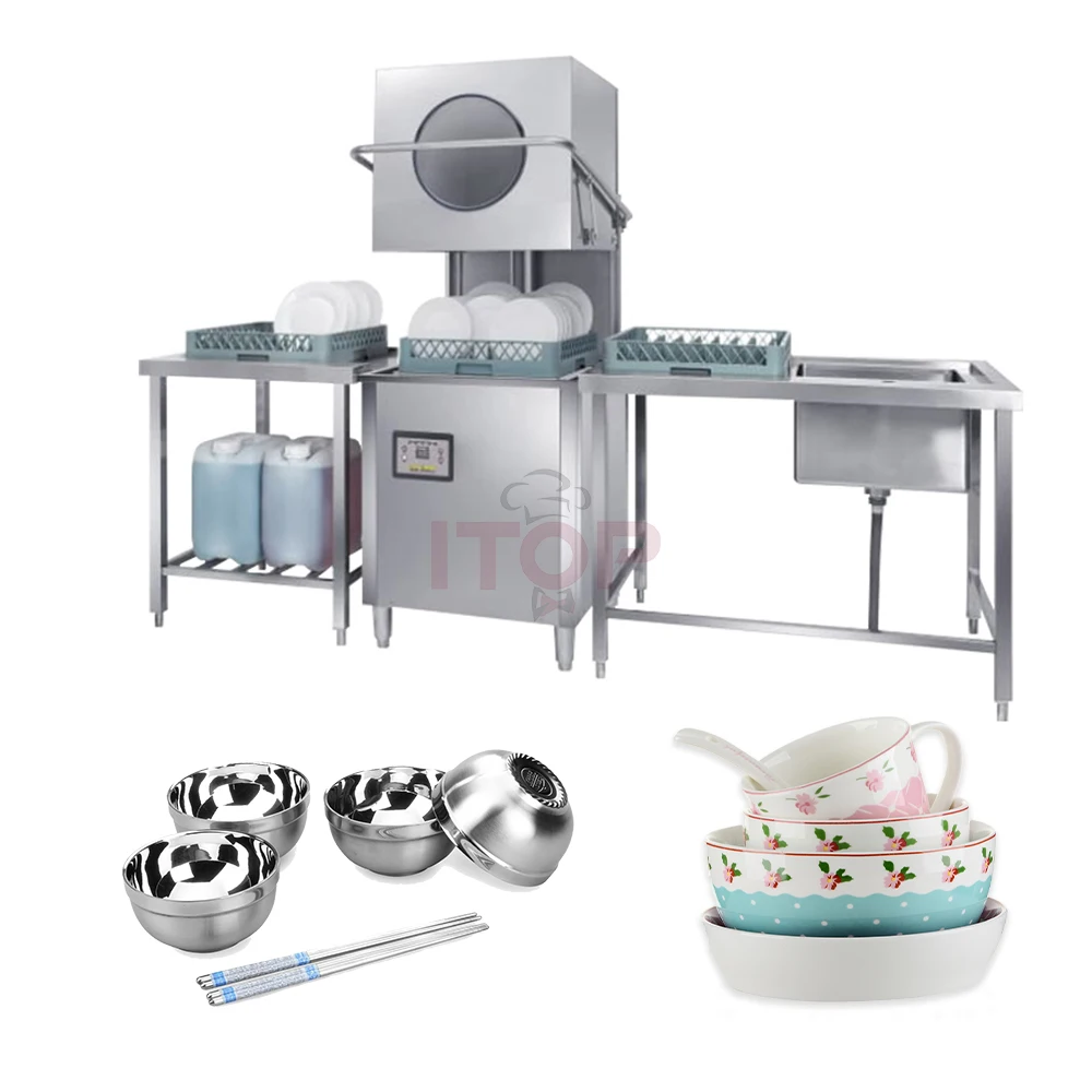 Steel Utensils Vessels Washing Machine 220V/380V Dish Washers High