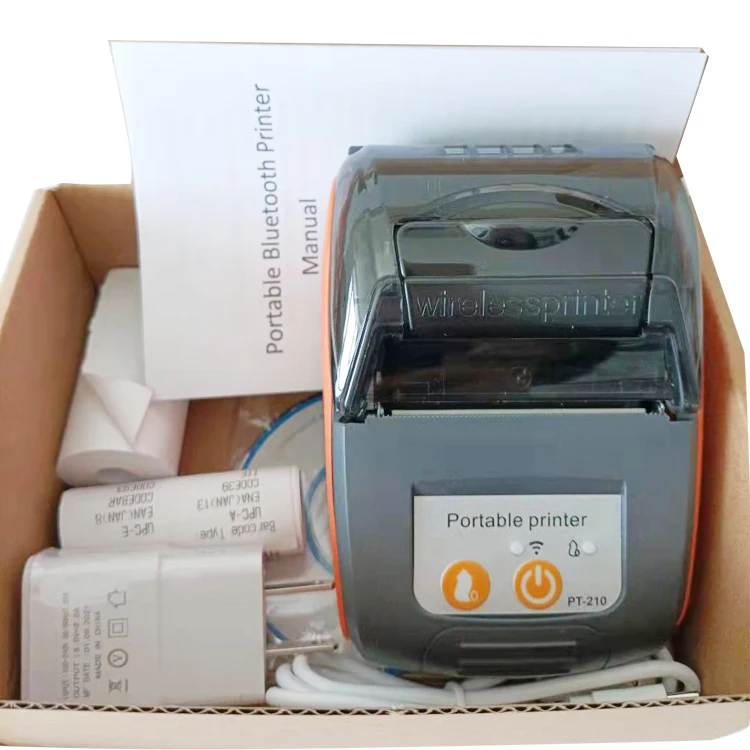 Factory Direct Supply Goojprt PT210 Printer 58mm Blue Tooth Portable Thermal Printer 58mm for Restaurant
