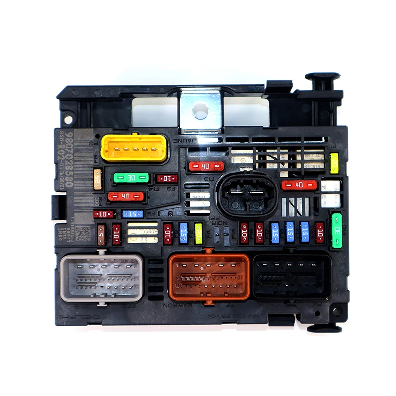 Engine Fuse Box 9807028580 BSM-R02 R19 for Peugeot 3008 407 5008 Citroen C4 C6