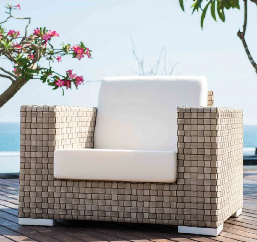 luxury rattan sofa