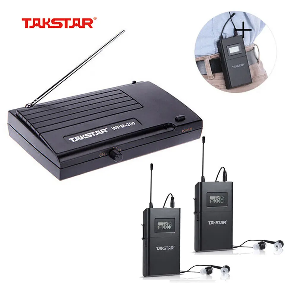 Takstar WPM-200 Ear Monitoring System - Wireless & Portable