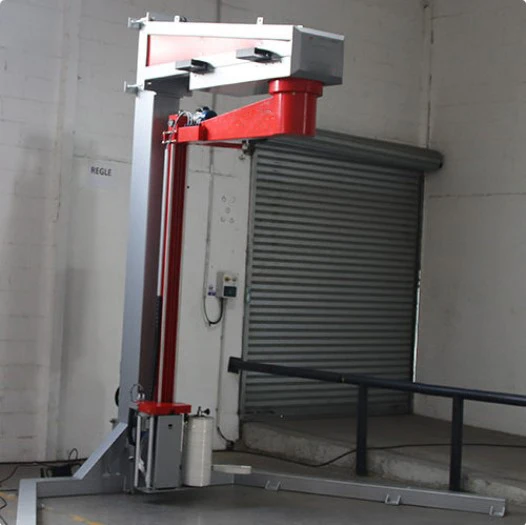 Полностью Автоматическая Механическая упаковочная машина для стрейч-пленки поддонов с вращающимся рычагом и дополнительным