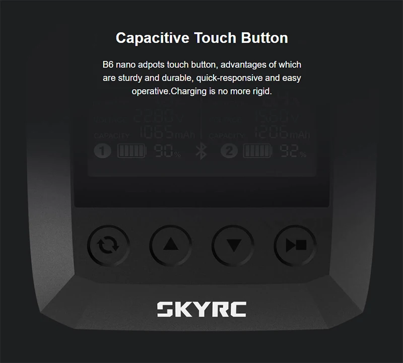 Original SKYRC B6 Nano DUO 2x100w Smart Charger for RC Models